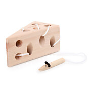 Käse und Maus Besaitungsspiel aus Holz