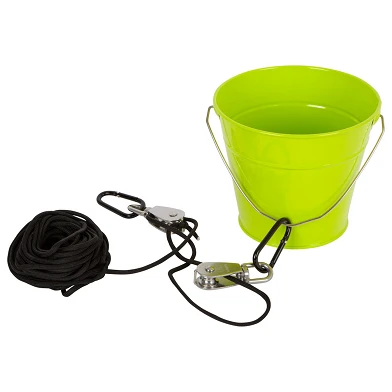 Small Foot - Bucket Green mit Riemenscheibe