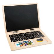 Houten Laptop met Magneetbord