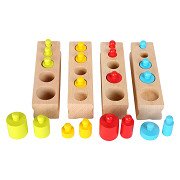 Holzpuzzle Größensortierung