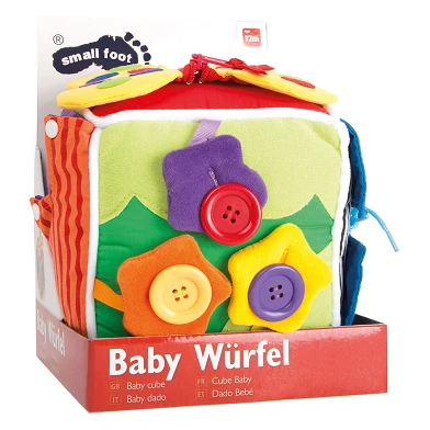 Small Foot - Peluche Baby Cube Nature