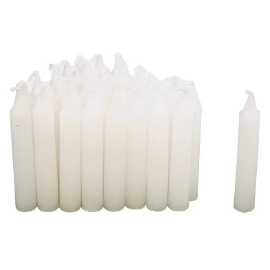 Small Foot - Bougies Blanches Petites, 36 pcs.