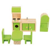 Small Foot - Puppenhausmöbel aus Holz, Küche, 5dlg.