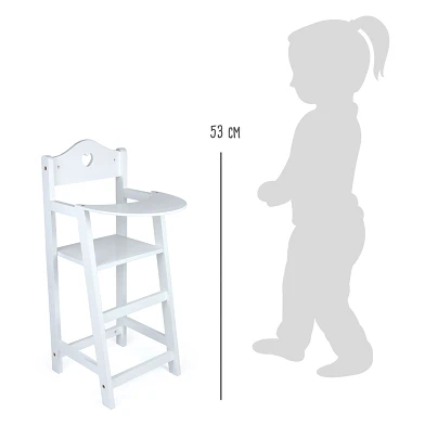 Small Foot - Chaise de poupée en bois Blanc