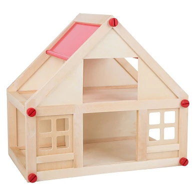 Small Foot - Puppenhaus aus Holz mit Möbeln, 23dlg.