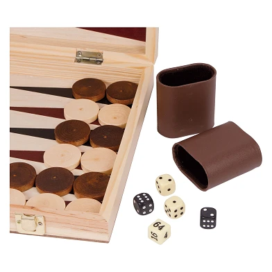 Small Foot - Schachspiel und Backgammon aus Holz