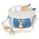 Small Foot - Houten Trommel Groovy Beats met Stokken, 3dlg.
