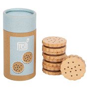 Small Foot - Biscuits sandwichs en bois pour jouer aux aliments, 5dlg.