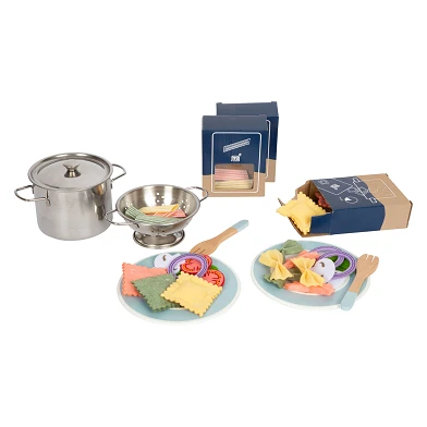 Small Foot - Holz-Play-Food-Pasta-Chef-Set, 19dlg.