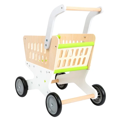 Small Foot - Chariot de supermarché en bois
