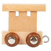 Small Foot - Wagon de train à lettres en bois