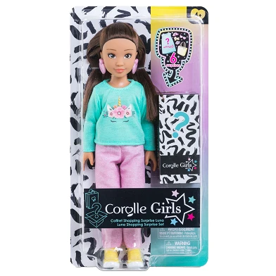 Corolle Girls - Fashion Doll Luna Shopping Surprise Set