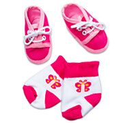 New Born Baby Socken & Schuhe Pink