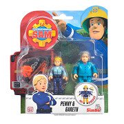 Brandweerman Sam Speelfiguren - Penny en Gareth