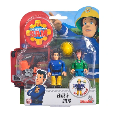 Figurines Sam le pompier - Elvis et Dilys