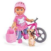 Evi Love Fahrradtour mit Hund