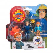 Feuerwehrmann Sam Spielfiguren - Sam & Norman