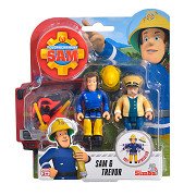 Brandweerman Sam Speelfiguren - Sam & Trevor