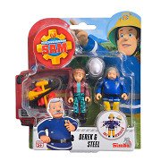 Feuerwehrmann Sam Spielzeugfiguren - Derek & Steel