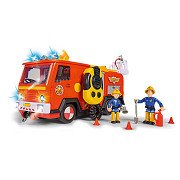 Feuerwehrmann Sam Feuerwehrauto mit Spielzeugfiguren
