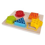 Eichhorn -Farbpuzzle aus Holz