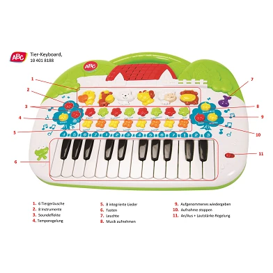 ABC Tiere-Tastatur
