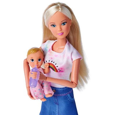Steffi Love poupée avec bébé et porte-bébé