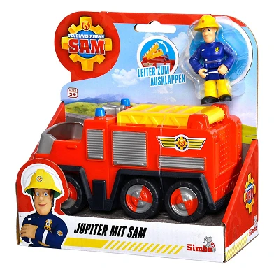 Sam le pompier Jupiter Camion de Pompiers avec Sam Figure