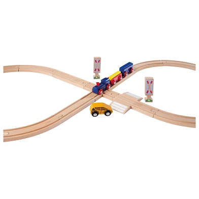 Eichhorn Train Track 8 Figuren-Spielset, 27-teilig.