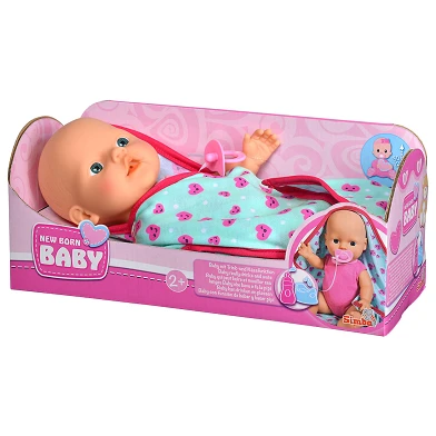 Poupée New Born Baby avec doudou
