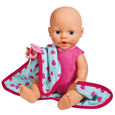 New Born Baby Doll mit Kuscheldecke