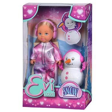 Evi Love Mini-Puppe mit Schneemann