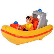 Feuerwehrmann Sam Rettungsboot mit Spielfigur Elvis