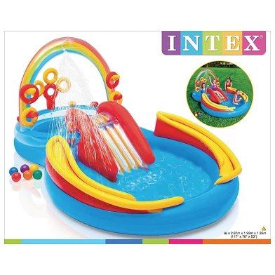 Intex Speelzwembad Regenboog