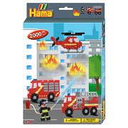 Hama -Set Feuerwehr, 2000-tlg.