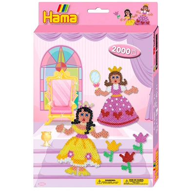 Hama Set de perles thermocollantes Princesse, 2000 pcs.