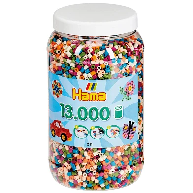 Hama Perles thermocollantes en pot - Mélange (58), 13 000 pcs.