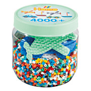 Hama Lot de perles thermocollantes en pot, 4000 pcs.