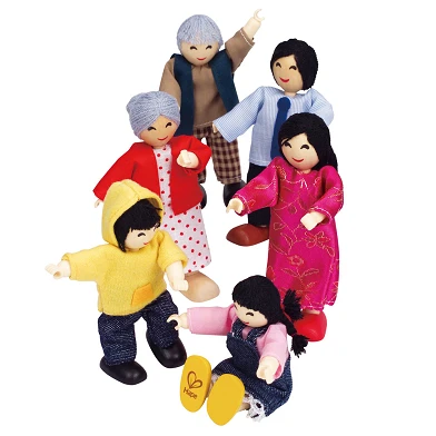 Hape Dollhouse Famille Asiatique