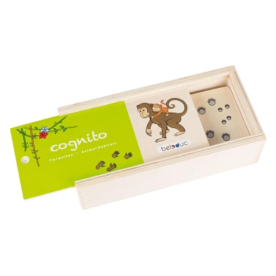 Beleduc Cognito Tierverhaltenserkennungsspiel für Kinder aus Holz