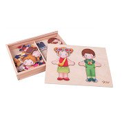 Classic World Anziehpuzzle Outfits aus Holz, 26tlg.