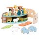 Classic World Houten Noah's Ark Boot Bouwset met Dieren, 16dlg.