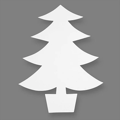 Bastel-Weihnachtsbäume, 25 Stück.