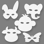 Masques artisanaux Animaux, 16 pcs.