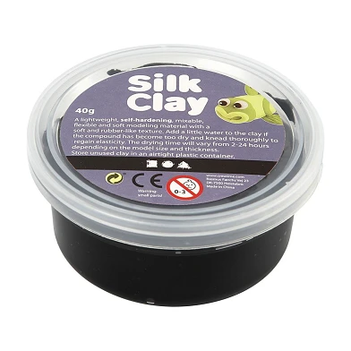 Silk Clay - Schwarz, 40gr.