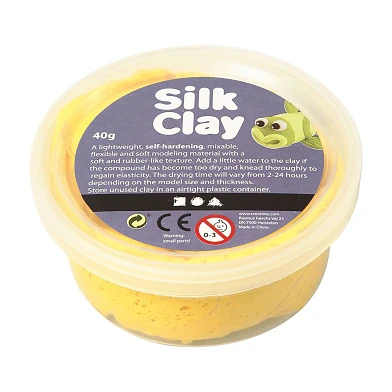 Silk Clay - Jaune, 40gr.