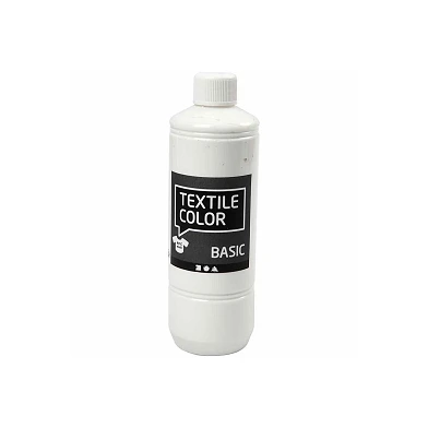 Peinture pour tissus – Blanc, 500 ml