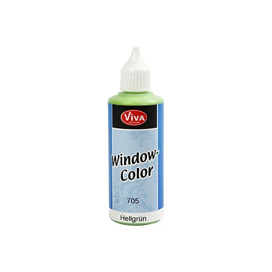Peinture pour autocollants et verre - Vert clair, 80 ml