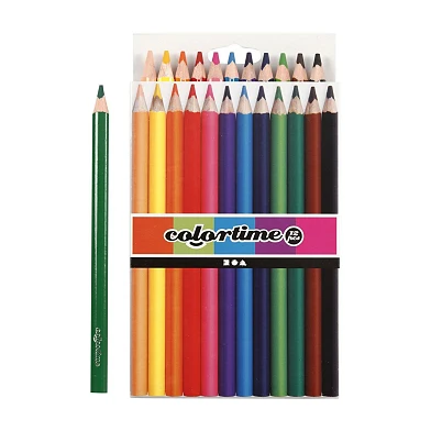 Crayons de couleur triangulaires Jumbo – Couleurs de base, 12 pièces.