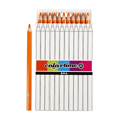 Crayons de couleur triangulaires Jumbo – Orange, 12 pièces.